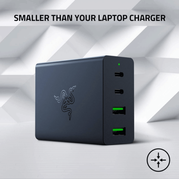 Razer USB-C 130W Gan Charger, Cell Overcharge Protection, Input OverVoltage Protection, Advanced Temperature Control - Image 2