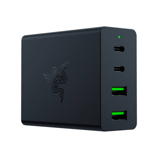 Razer USB-C 130W Gan Charger, Cell Overcharge Protection, Input OverVoltage Protection, Advanced Temperature Control